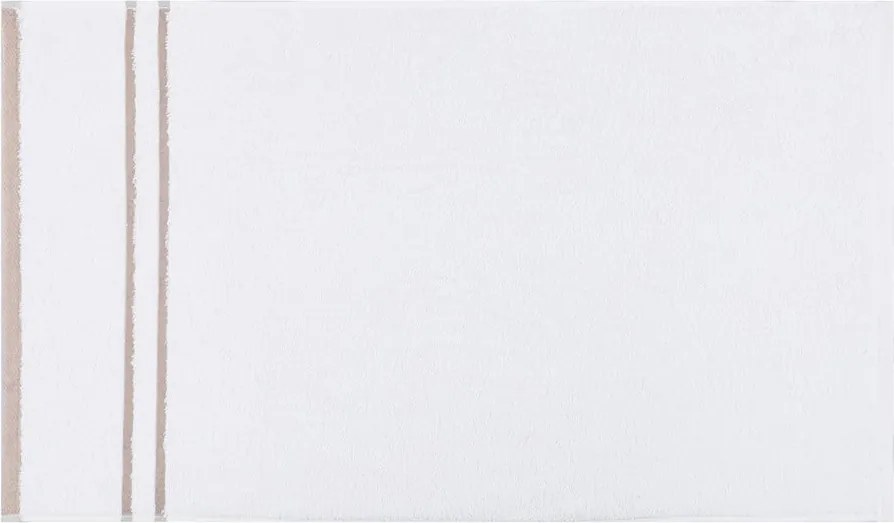 Asciugamani e teli da bagno in cotone bianco in un set di 4 pezzi Linda - Foutastic