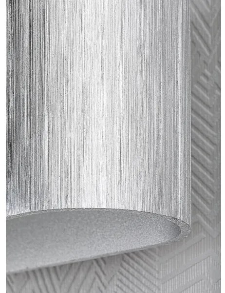 Rabalux 7025 - Applique KAUNAS 1xG9/10W/230V grigia