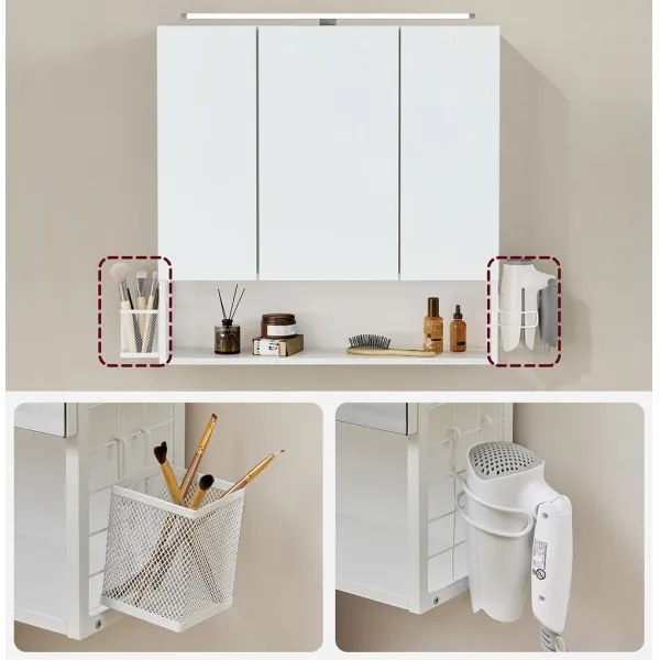 Mobile da bagno con specchio SKY bianco