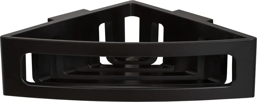 Mensola angolare nera autoportante in plastica per il bagno Bralia - Wenko
