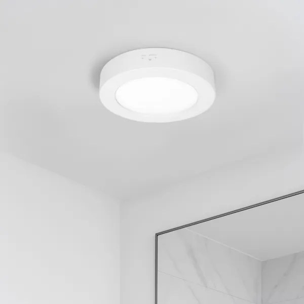 Solight WD240-W - Pannello LED 2 in 1 LED/12W/230V 3000/4000/6000K Ø17cm IP54 bianco