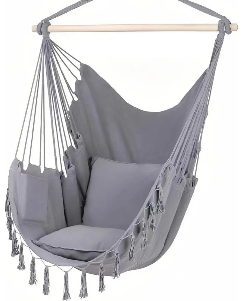 2Kids Toys - Poltrona sospesa a dondolo grigia