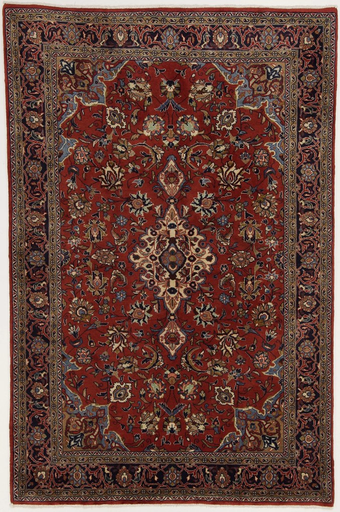 Sarouk Tappeto 130 x 200 (Iran) Annodato A Mano