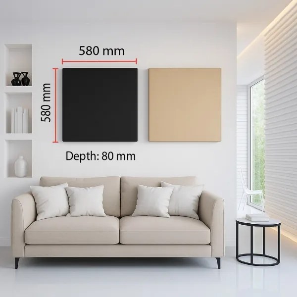 Acustico panel SILENCE 58x58 cm beige