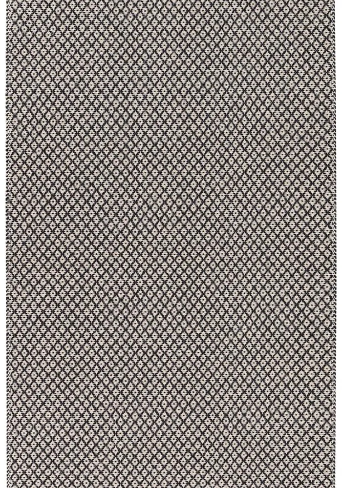 Tappeto crema e nero adatto all'esterno , 70 x 100 cm Diby - Narma