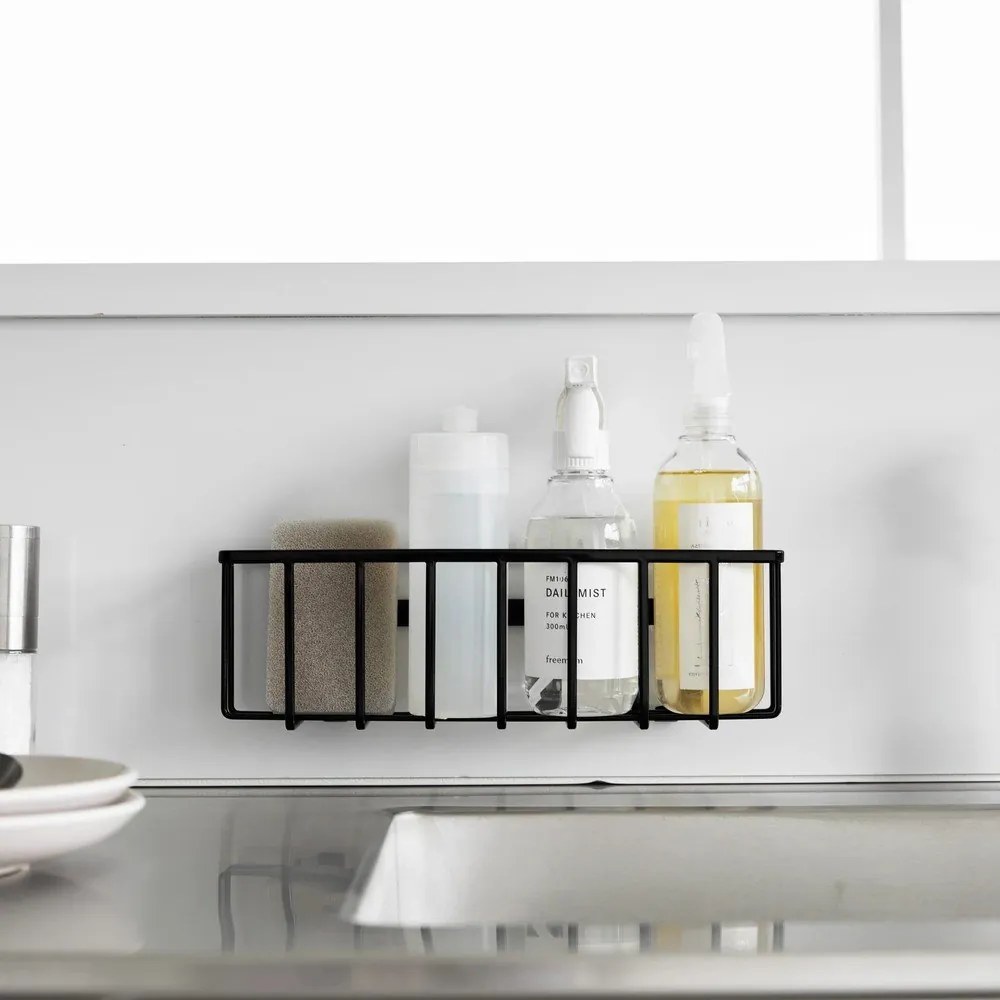 Supporto per detersivo senza foratura nero in metallo Film Hook – YAMAZAKI