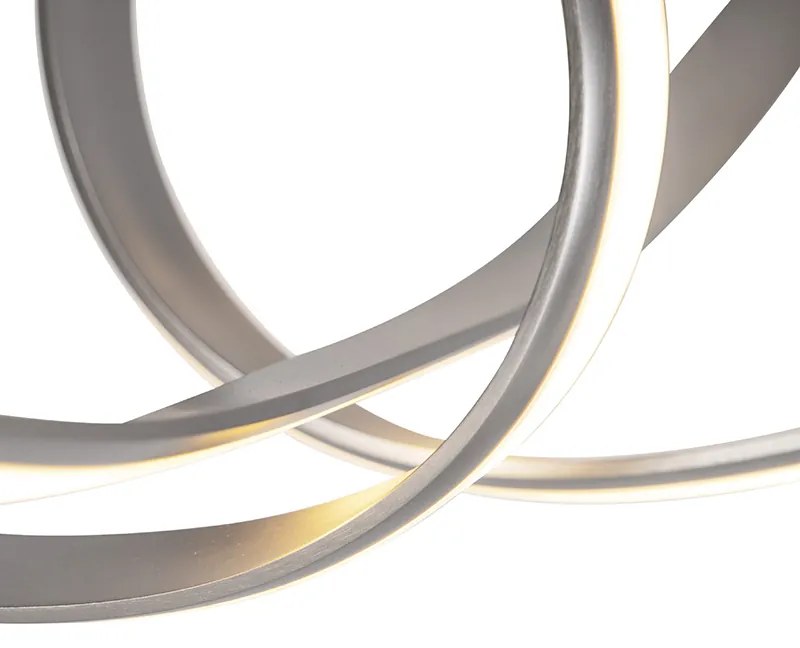 Lampada a sospensione di design in acciaio dimmerabile con LED - Viola Due