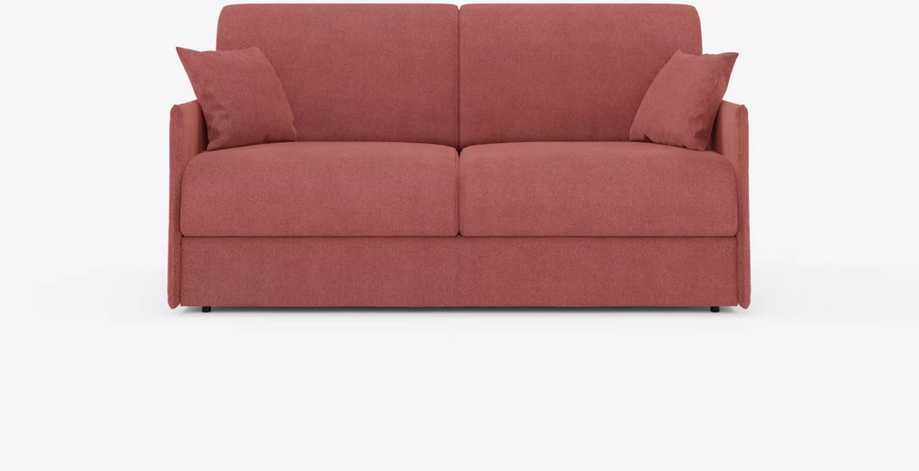 Evans divano letto matrimoniale sfoderabile - design compatto e vano porta guanciali in tessuto smacchiabile T23