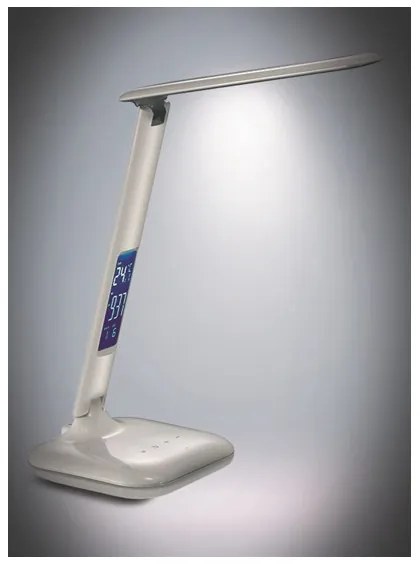 Solight WO43 - Lampada LED da tavolo dimmerabile con display LED/6W/230V