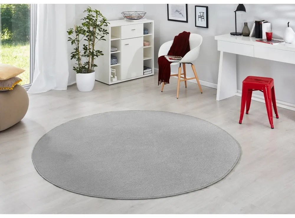 Tappeto rotondo grigio chiaro ø 200 cm Fancy - Hanse Home