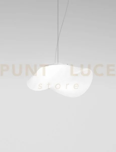 Balan sospensione m bianco lucido e bianco opaco 2 luci attacco  e27