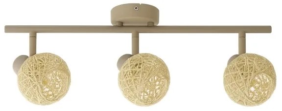 Faretto DEX 3xE14/10W/230V beige/crema