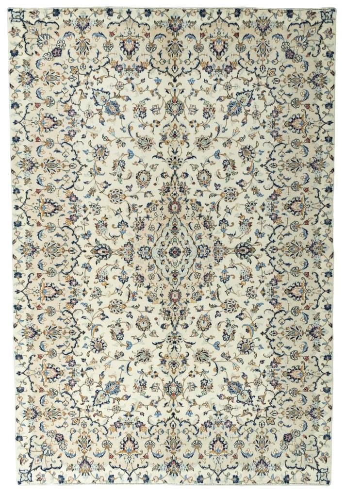 Kashan Tappeto persiano 200 x 290 Beige (Iran) Annodato A Mano