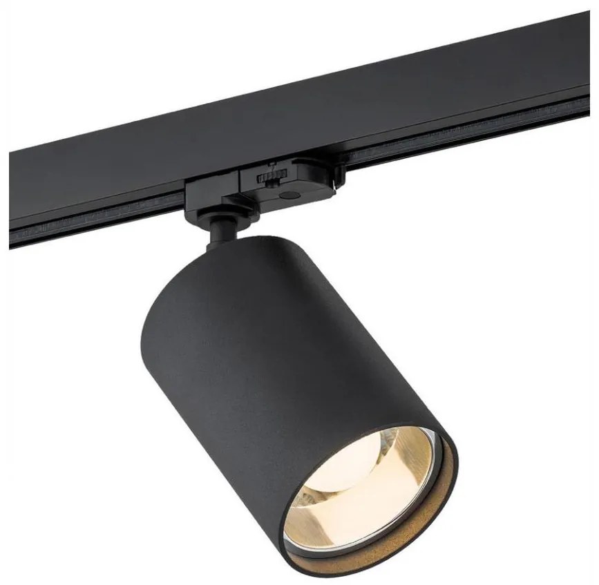 Argon 4306 - Faretto per sistema a binario BERGEN 1xE27/15W/230V nero