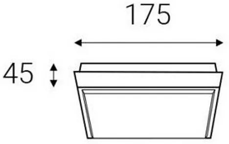 LED2 - Plafoniera LED da esterno QUADO LED/10W/230V antracite IP54