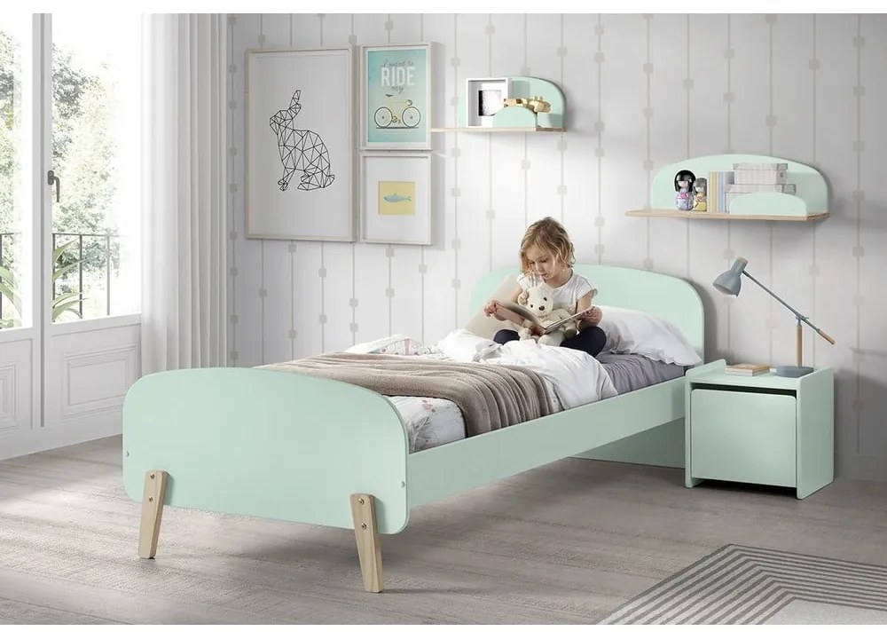 Mensola a muro più piccola alla menta Kiddy - Vipack