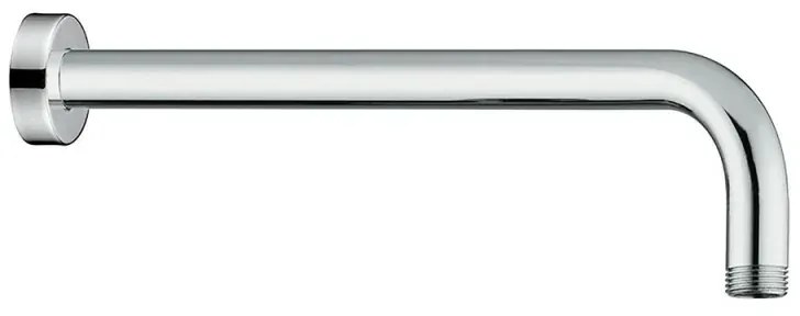 Kit doccia completo con miscelatore York con braccio 35 e soffione 20 inox cromo