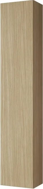 Colonna per mobile bagno PAROS 1 anta P 27 x L 30 x H 160 cm rovere naturale truciolare