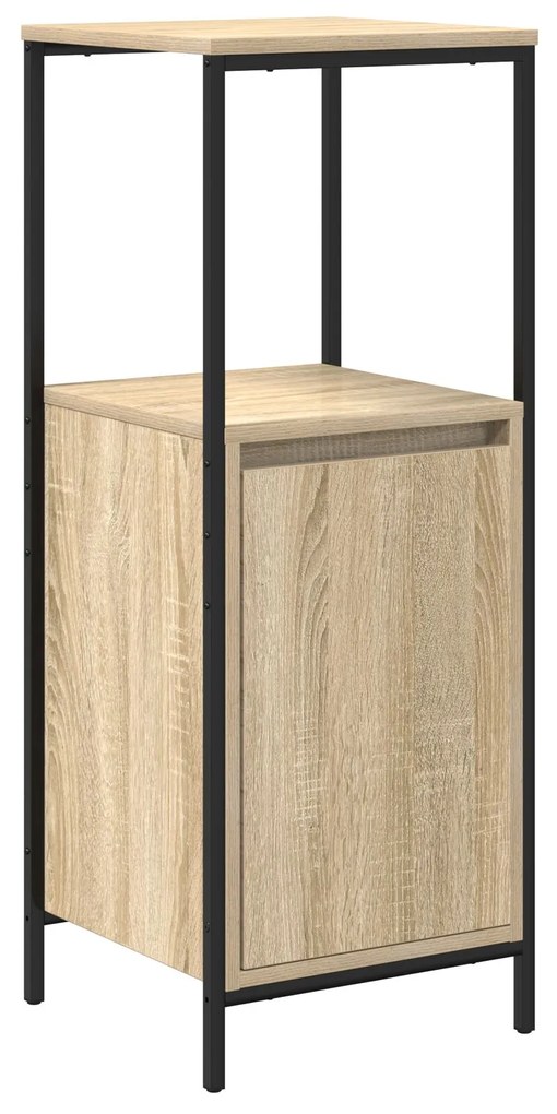 Set di mobili da bagno 3 pezzi in legno ingegnerizzato rovere di