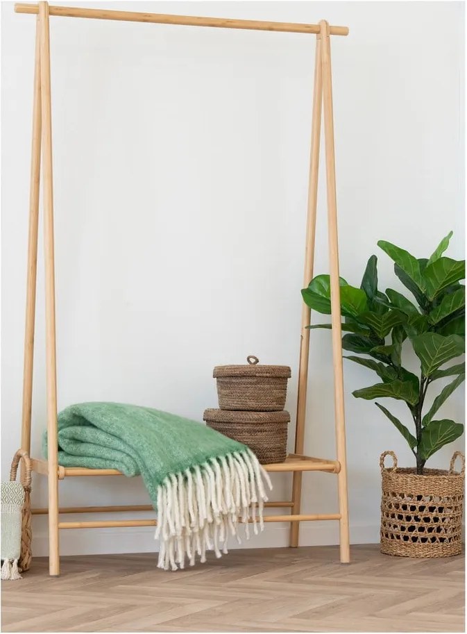 Coperta verde in misto lana 130x170 cm Carmel – House Nordic