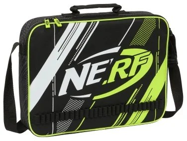 Borsa per la scuola Nerf Get ready Nero 38 x 28 x 6 cm
