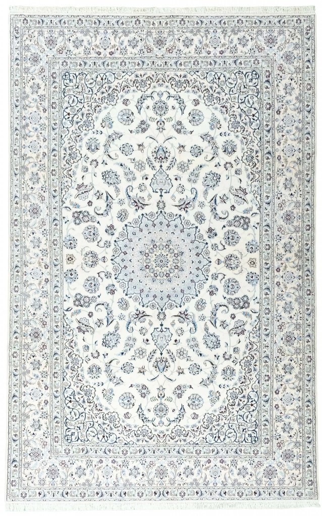 Nain Tappeto 320 x 210 Beige (Iran) Annodato A Mano