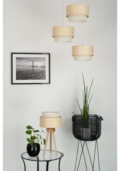 Brilagi - Lampada da tavolo ARIZONA BOHO 1xE27/15W/230V beige