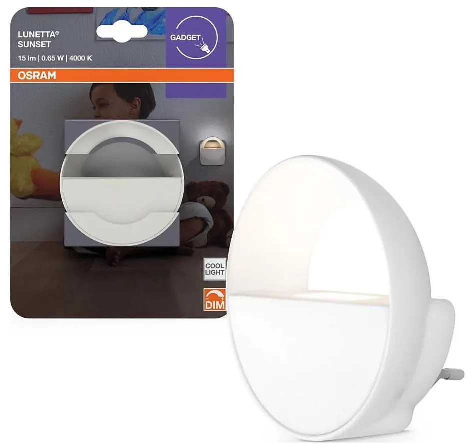 Osram - Lampada notturna LED dimmerabile LUNETTA LED/0,65W/230V