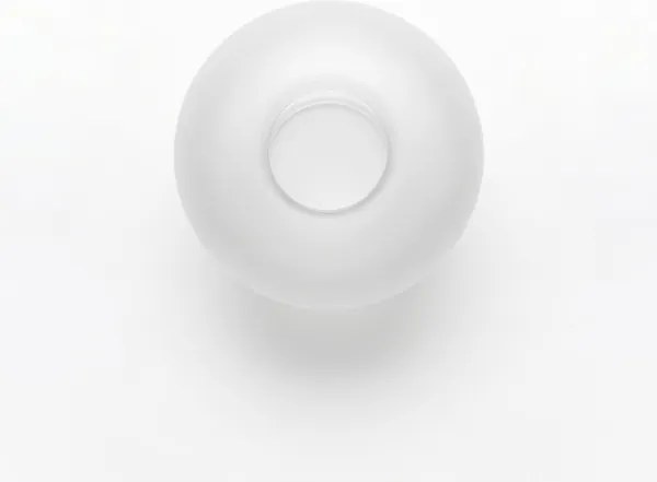 Vetro di ricambio per lampadario E27, diametro 15 cm, bianco opaco