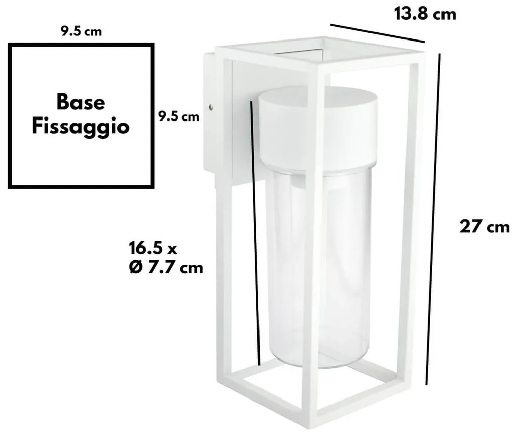 Applique Bianca E27 - SERIE VIMO -