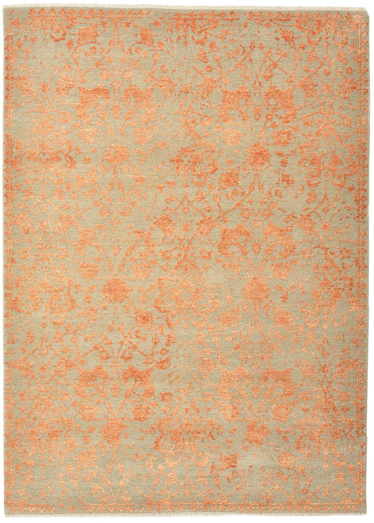 Asman Tappeto 160 x 210 (Indian) Annodato A Mano
