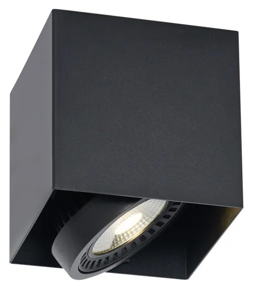 Faretto moderno da superficie nero con LED dimmerabile - Dionysos