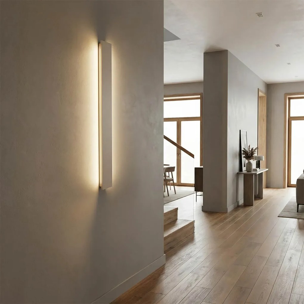 Applique da parete in cemento 90cm per Strisce LED Bidirezionale