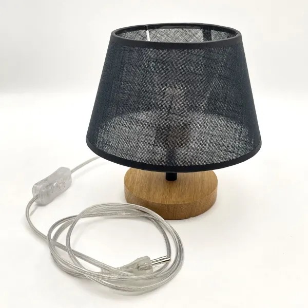 Brilagi - LED Lampada da tavolo ANTHONY 1xE14/40W/230V quercia/nero