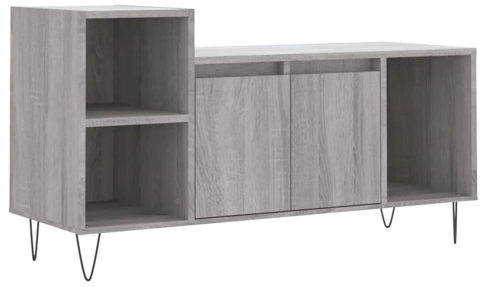 Mobile tv grigio sonoma 100x35x55 cm in legno multistrato