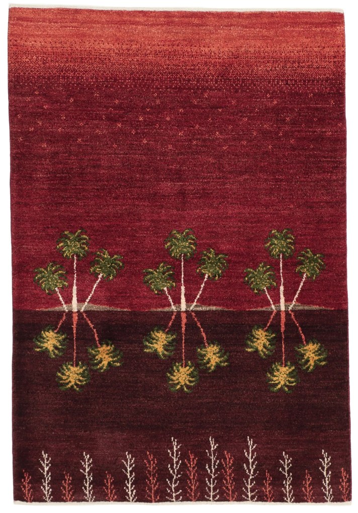 Gabbeh Tappeto persiano 100x150 (Iran) Annodato A Mano