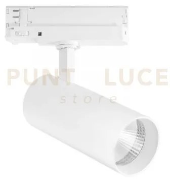 Faro binario plane in alluminio bainco led 30w 4000k 120lm 160x180c...