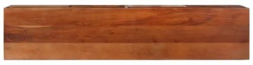 Mobile Porta TV 140x30x35 cm in Legno Massello di Acacia