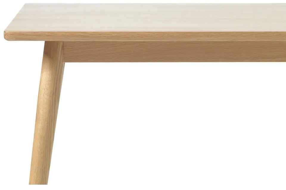 Tavolo da pranzo allungabile con piano effetto rovere colore naturale 150x90 cm Barrali - Unique Furniture