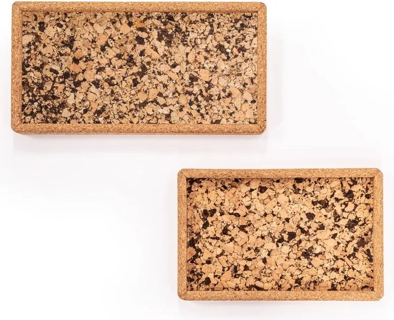 Vassoio in sughero 14,5x28 cm Querco - ZicZac