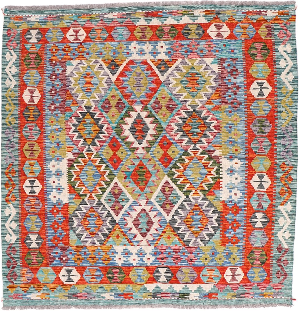Kilim Tappeto orientale 150x150 (Pakistan) Annodato A Mano