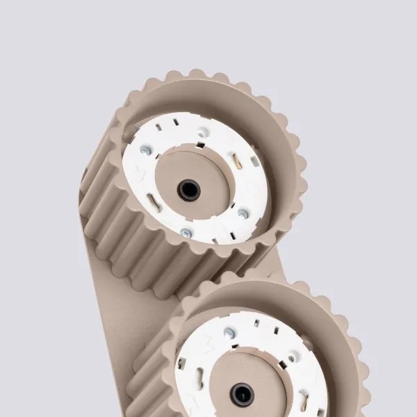 Sollux SL.1818 - Faretto AURA 2xGX53/10W/230V taupe