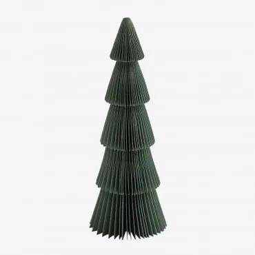 Pack da 3 alberi di Natale in carta Jesper Baia verde & ↑22.5 cm - Sklum