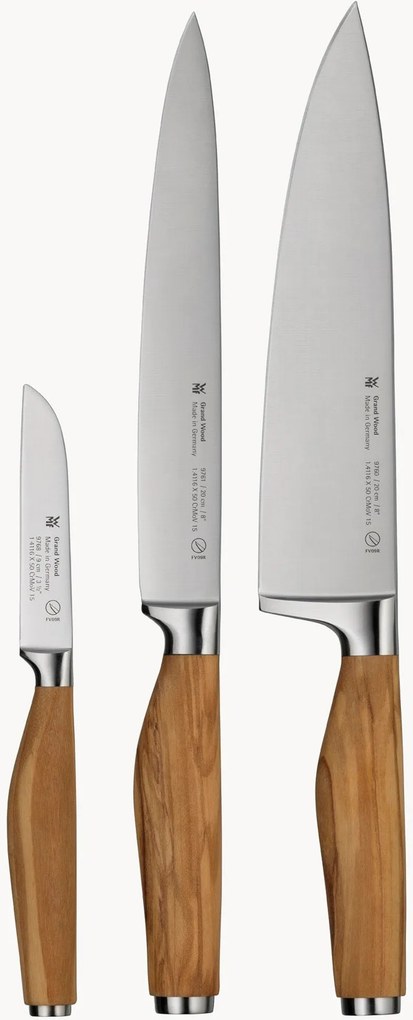 Set di 3 coltelli da cucina Grand Wood