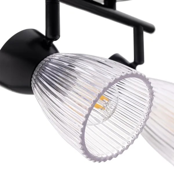 Faretto BEST 2xE14/40W/230V nero