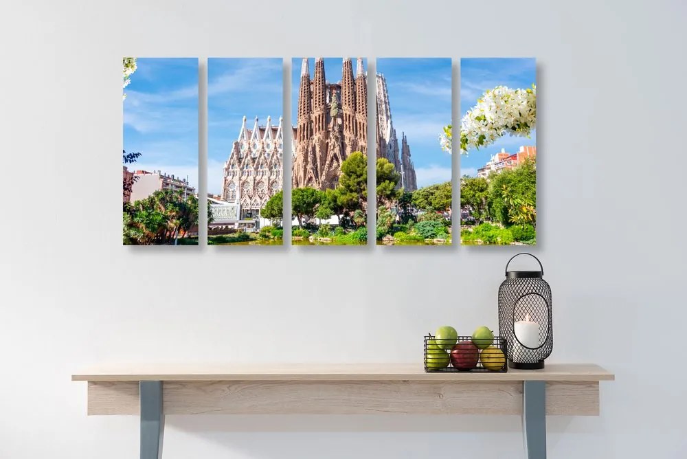 Quadri 5 pezzi – Cattedrale di Barcellona