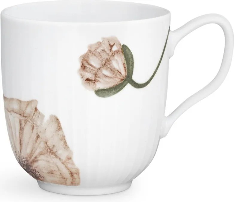 Tazza in porcellana bianca Poppy, 330 ml Hammershøi - Kähler Design