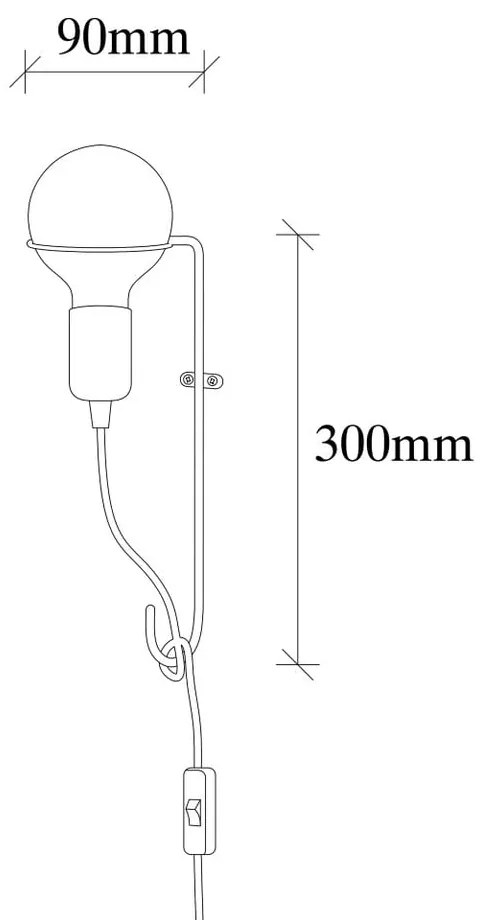 Lampada da parete in metallo color oro Opviq luci Rodopi - Opviq lights