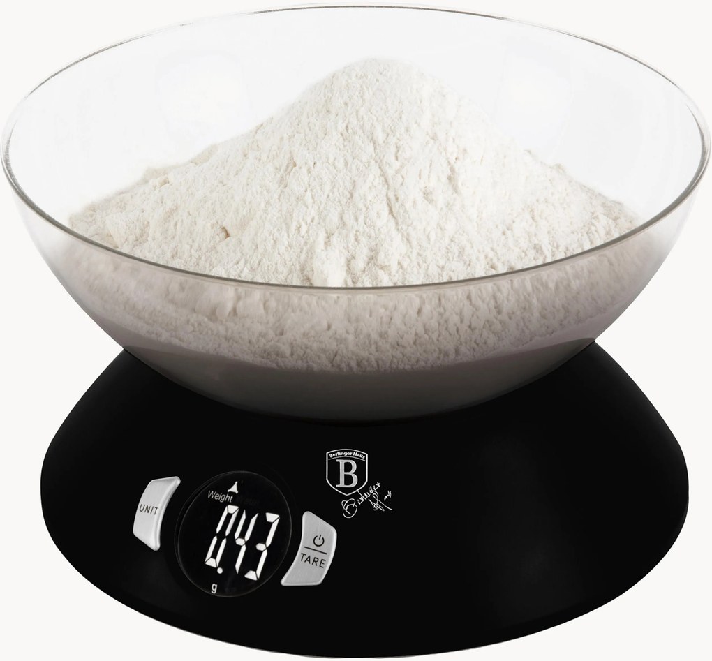 Bilancia da cucina con ciotola Matte Black