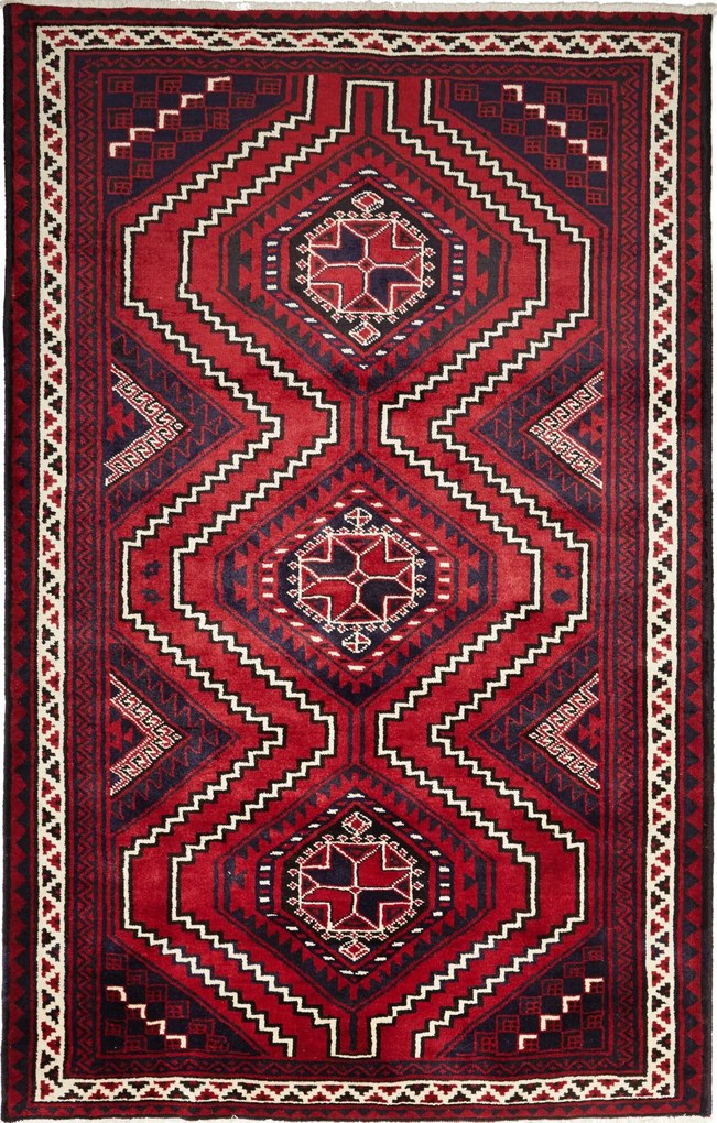 Lori Tappeto persiano 170x260 Rosso (Iran) Annodato A Mano